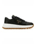 Women's Triangle Logo Leather Sneakers