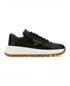 Women's Triangle Logo Leather Sneakers
