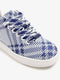 Men's Checked Knit Box Sneakers