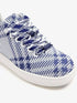 Men's Checked Knit Box Sneakers