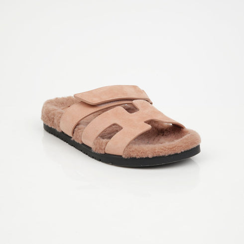 Women's Shearling Sandals Size