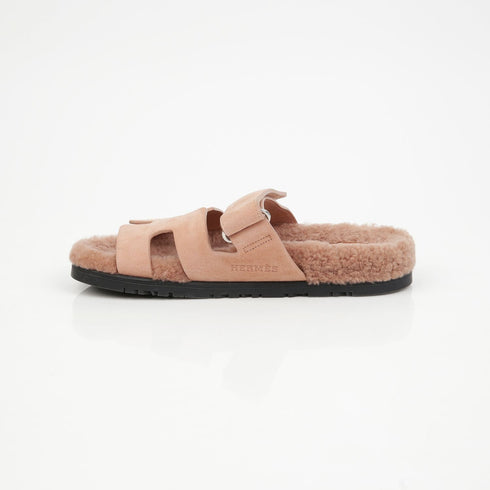 Women's Shearling Sandals Size