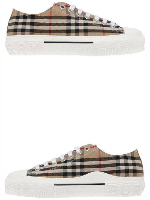 Men's Vintage Check Cotton Sneakers