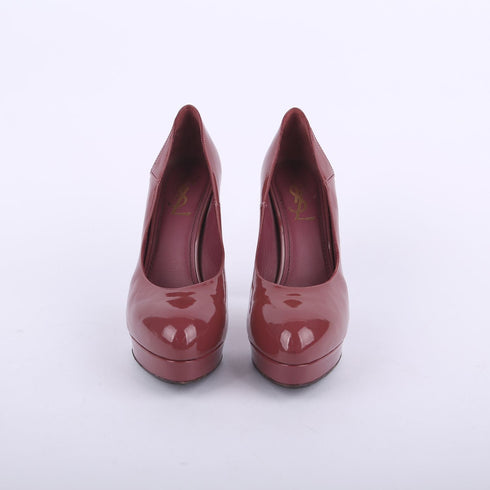 Women's Burgundy Patent Leather Pumps
