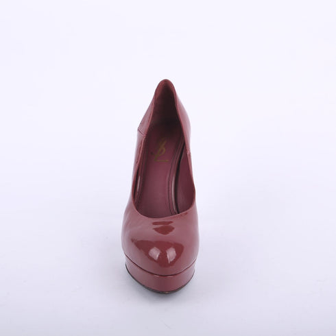 Women's Burgundy Patent Leather Pumps