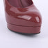 Women's Burgundy Patent Leather Pumps