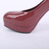 Women's Burgundy Patent Leather Pumps