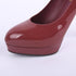 Women's Burgundy Patent Leather Pumps