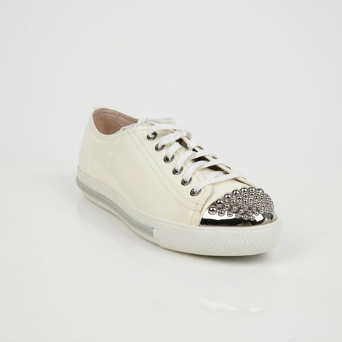 Women's Studded Toe Sneakers Size