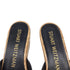 Women's Stuart Weitzman Carmen Wedge Sandals in Black Patent Leather