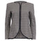Women's Giorgio Armani Collarless Jacket in Black Cotton