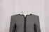 Women's Giorgio Armani Collarless Jacket in Black Cotton