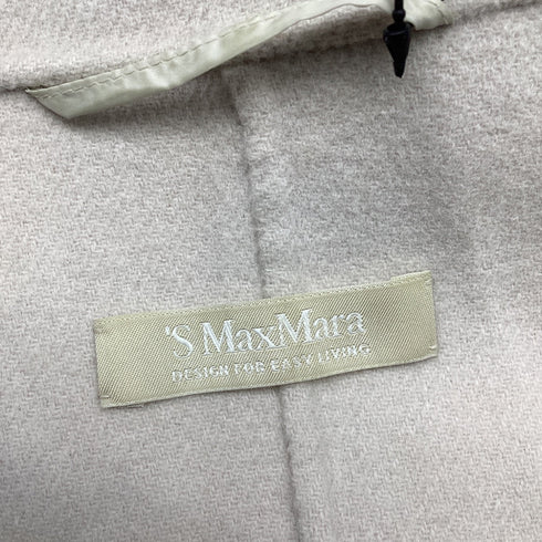 Women's 'S Max Mara Coat in Beige Wool