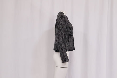 Women's Chanel Paris-Cosmopolite Jacket in Black Wool