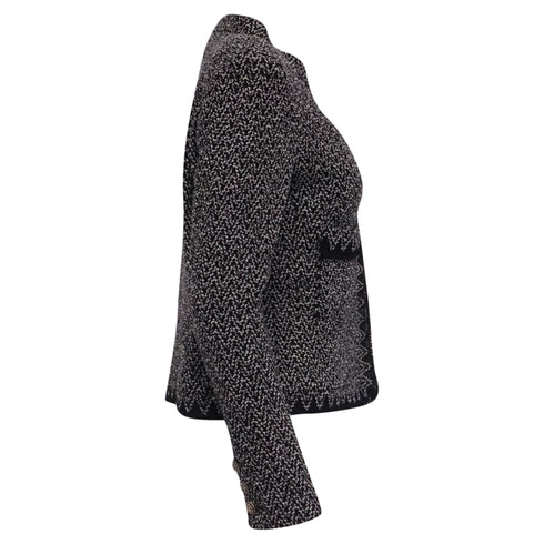 Women's Chanel Paris-Cosmopolite Jacket in Black Wool