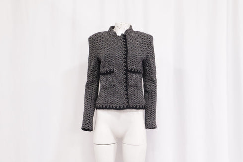 Women's Chanel Paris-Cosmopolite Jacket in Black Wool