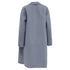 Women's Valentino Open Trench Coat in Light Blue Wool