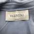 Women's Valentino Open Trench Coat in Light Blue Wool