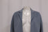 Women's Valentino Open Trench Coat in Light Blue Wool