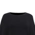 Women's Marni Oversized Knit Cape Sweater in Black Cotton
