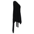 Women's Marni Oversized Knit Cape Sweater in Black Cotton