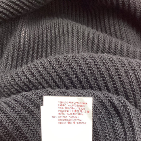 Women's Marni Oversized Knit Cape Sweater in Black Cotton