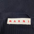 Women's Marni Oversized Knit Cape Sweater in Black Cotton