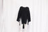 Women's Marni Oversized Knit Cape Sweater in Black Cotton