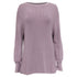 Women's Max Mara Knitted Pullover in Purple Cotton