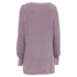 Women's Max Mara Knitted Pullover in Purple Cotton