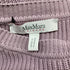 Women's Max Mara Knitted Pullover in Purple Cotton
