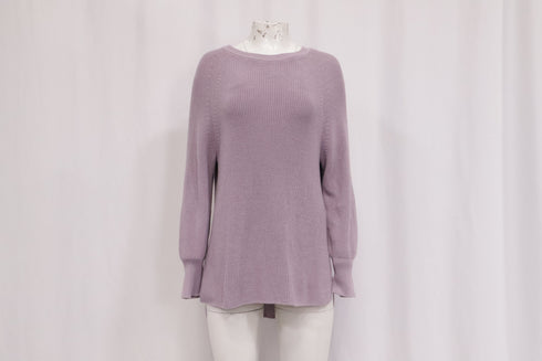 Women's Max Mara Knitted Pullover in Purple Cotton