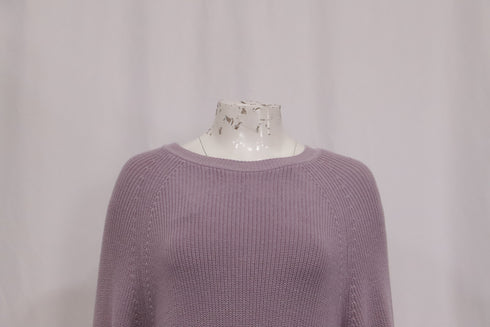 Women's Max Mara Knitted Pullover in Purple Cotton