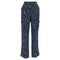 Women's Burberry Monogram Wideleg Pants in Multicolor Silk