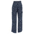 Women's Burberry Monogram Wideleg Pants in Multicolor Silk
