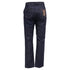 Women's Burberry Straight Leg Denim Pants in Navy Blue Cotton