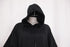 Women's McQ Aleander McQueen Flag Hoodie Short Dress in Black Cotton