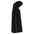 Women's McQ Aleander McQueen Flag Hoodie Short Dress in Black Cotton