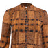 Women's Burberry Brit Irenie Printed Midi Shirt Dress in Brown Cotton