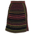 Women's Missoni Knitted Striped Midi Skirt in Multicolor Polyamide