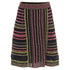 Women's Missoni Knitted Striped Midi Skirt in Multicolor Polyamide