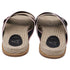Men's Christian Louboutin Hot Cross Slide Sandals in Black Canvas