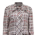 Women's Burberry Scribble Check Midi Dress in Multicolor Silk