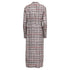 Women's Burberry Scribble Check Midi Dress in Multicolor Silk