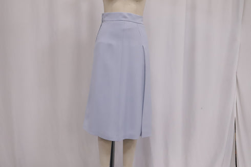 Women's Dolce & Gabbana Pleated Midi Skirt in Light Blue Viscose