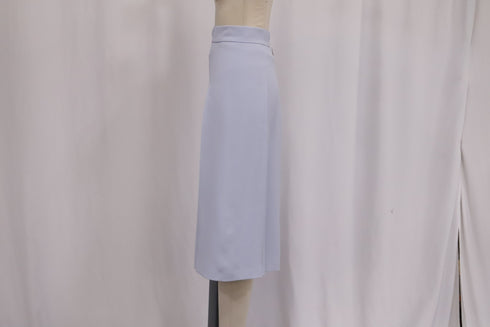 Women's Dolce & Gabbana Pleated Midi Skirt in Light Blue Viscose