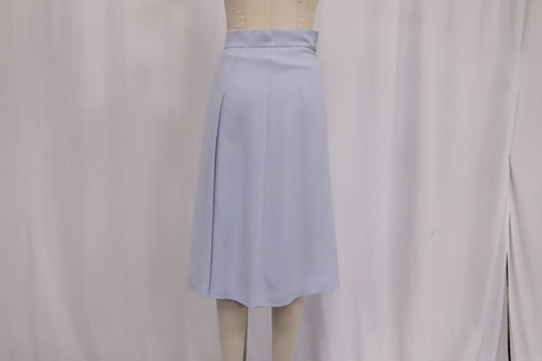 Women's Dolce & Gabbana Pleated Midi Skirt in Light Blue Viscose
