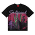 Godspeed T-shirts Western Skull Denim Cactus Print Cotton Casual Short Sleeve Men and Women