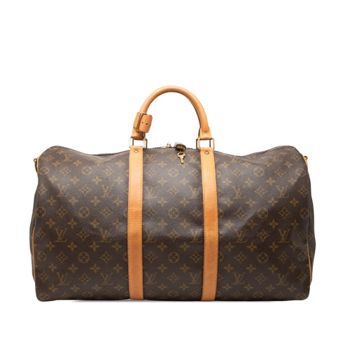 Keepall Bandouliere Bag Monogram Canvas 50