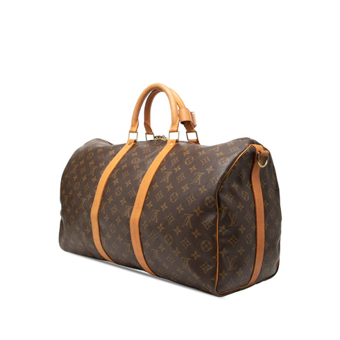 Keepall Bandouliere Bag Monogram Canvas 50
